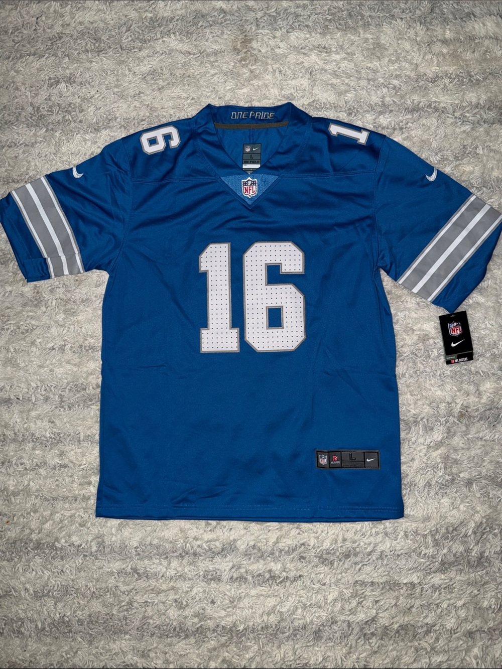 Jared Goff Detroit Lions #16 Jersey